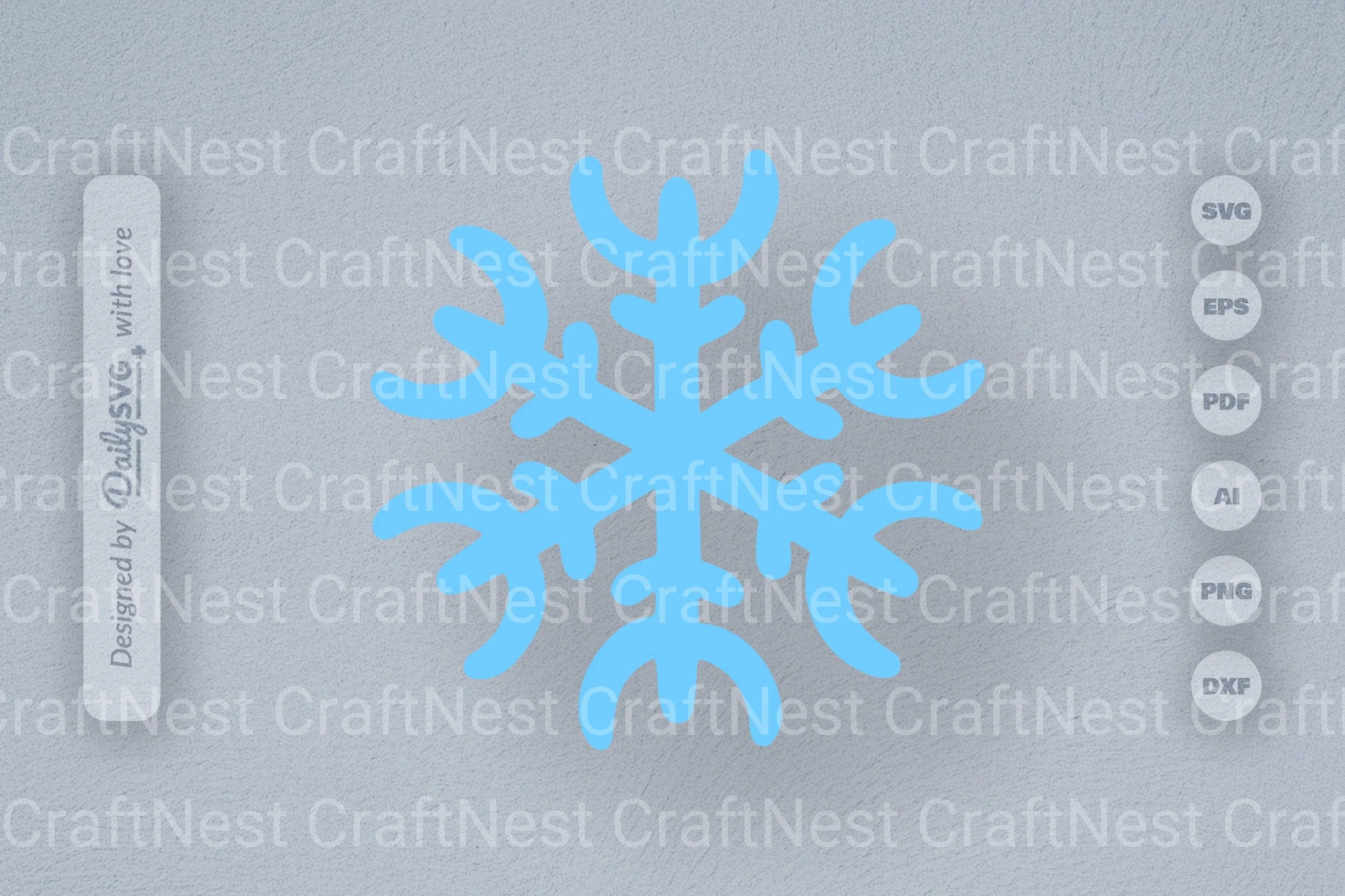 Snowflakes SVG Bundle for Winter Crafts