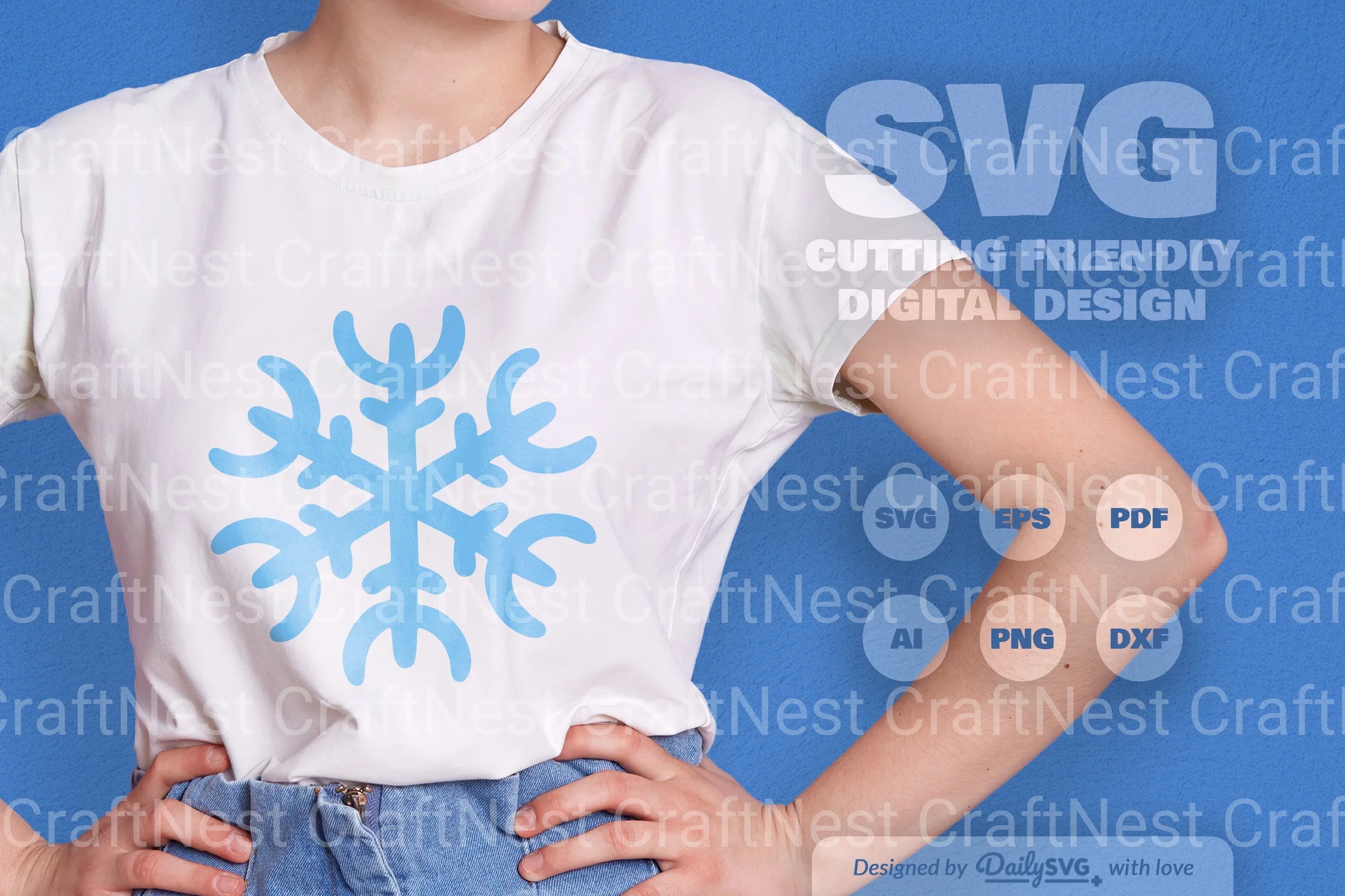 Snowflakes SVG Bundle for Winter Crafts