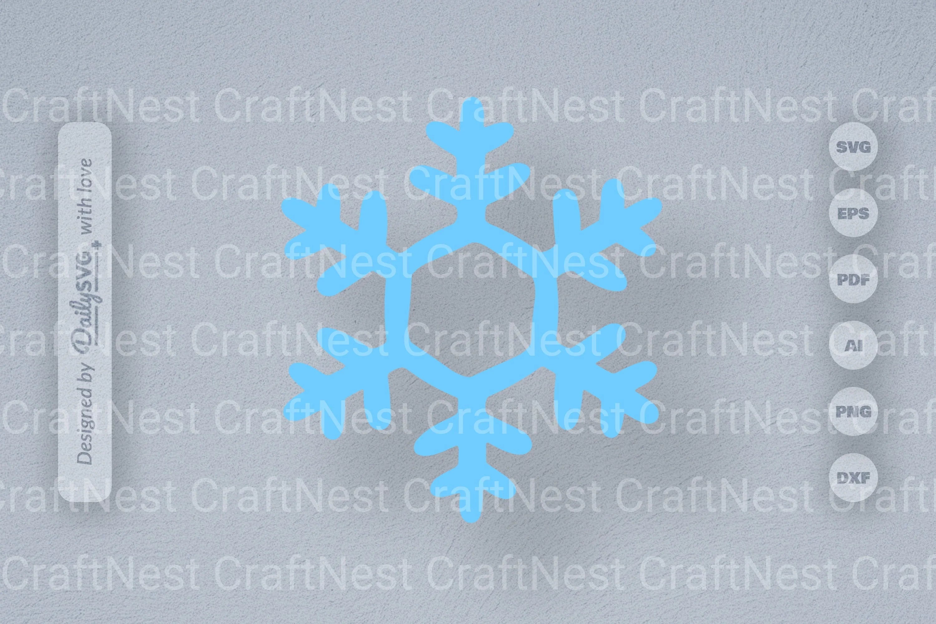 Snowflakes SVG Bundle for Winter Crafts