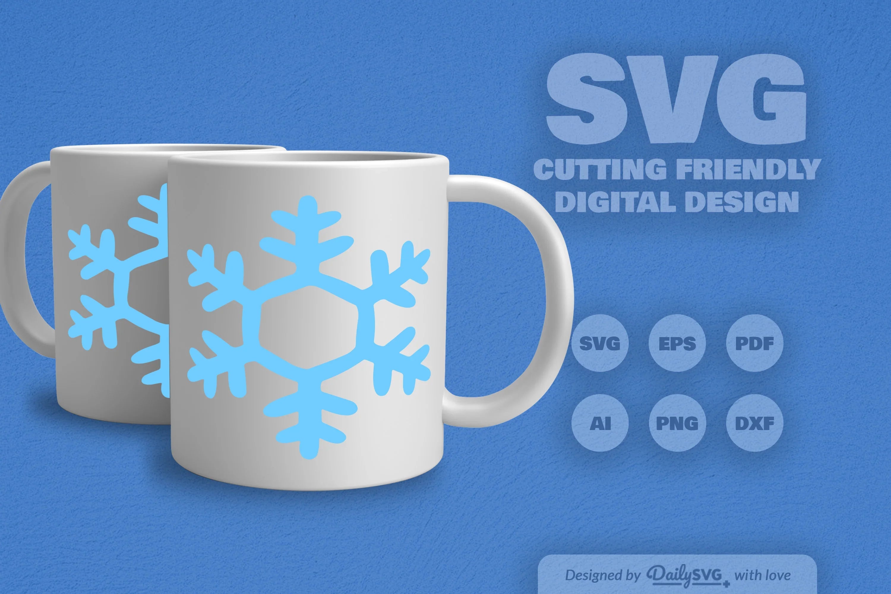 Snowflakes SVG Bundle for Winter Crafts 6 - CraftNest - Digital Crafting and Art