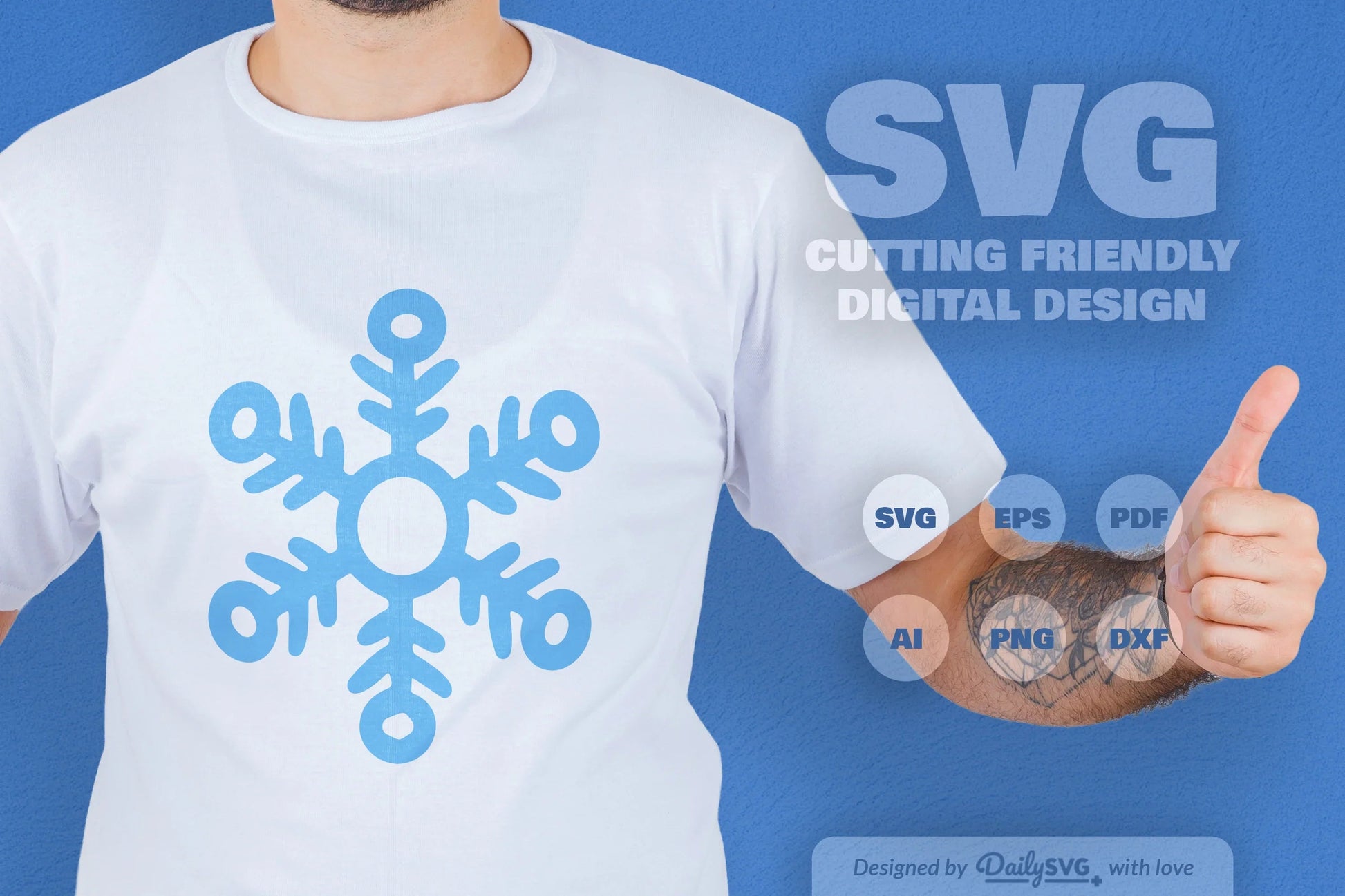 Snowflakes SVG Bundle for Winter Crafts 5 - CraftNest - Digital Crafting and Art