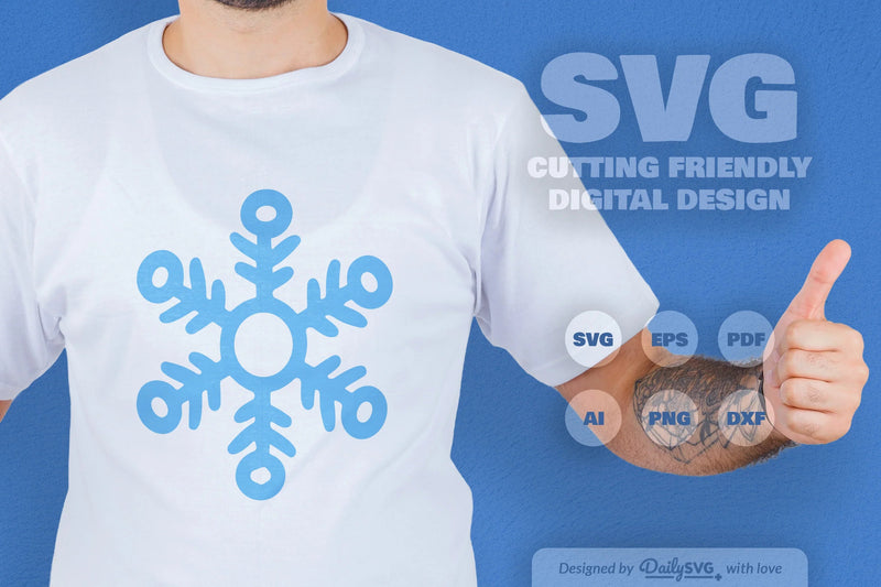 Snowflakes SVG Bundle for Winter Crafts 5 - CraftNest - Digital Crafting and Art