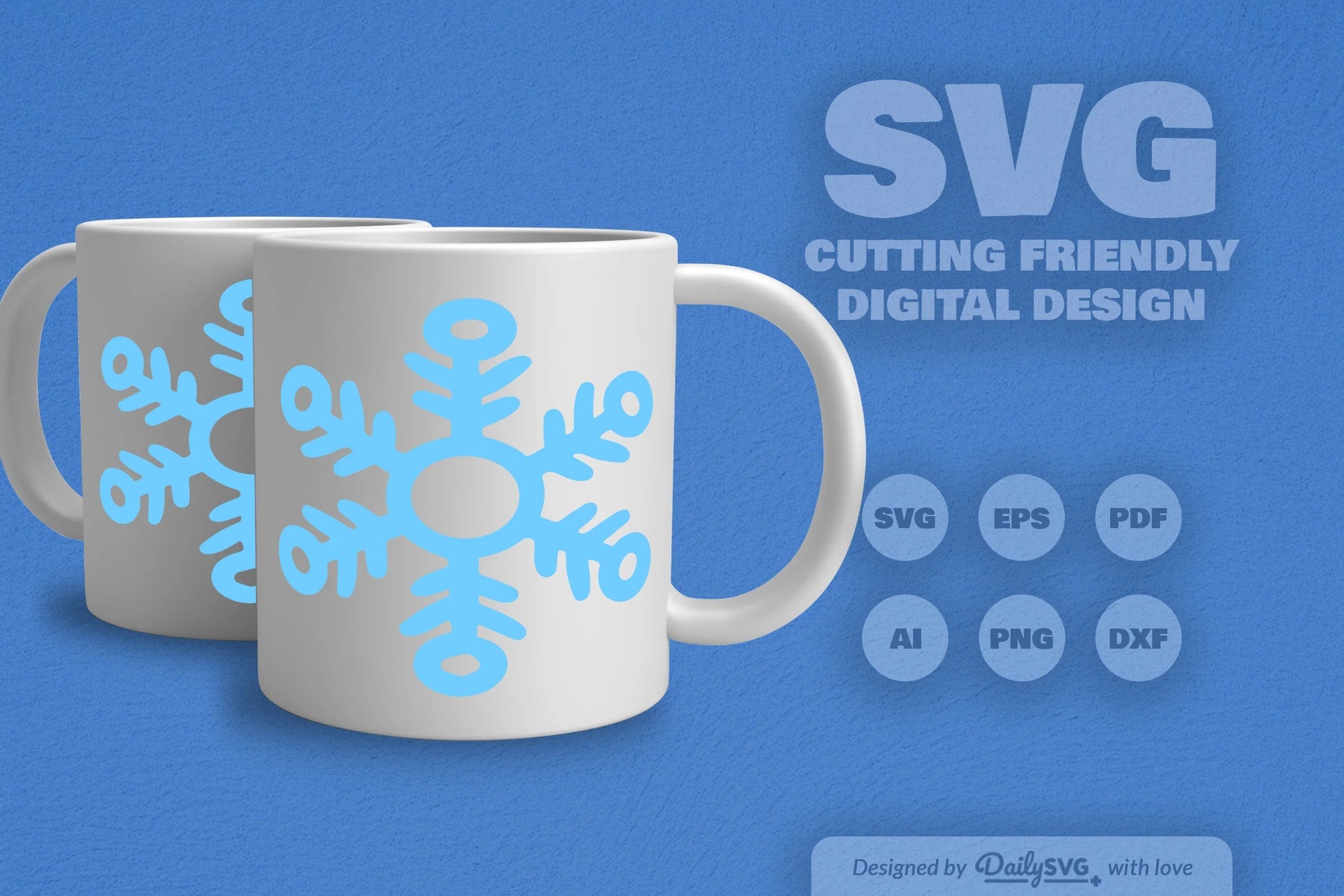 Snowflakes SVG Bundle for Winter Crafts 5 - CraftNest - Digital Crafting and Art