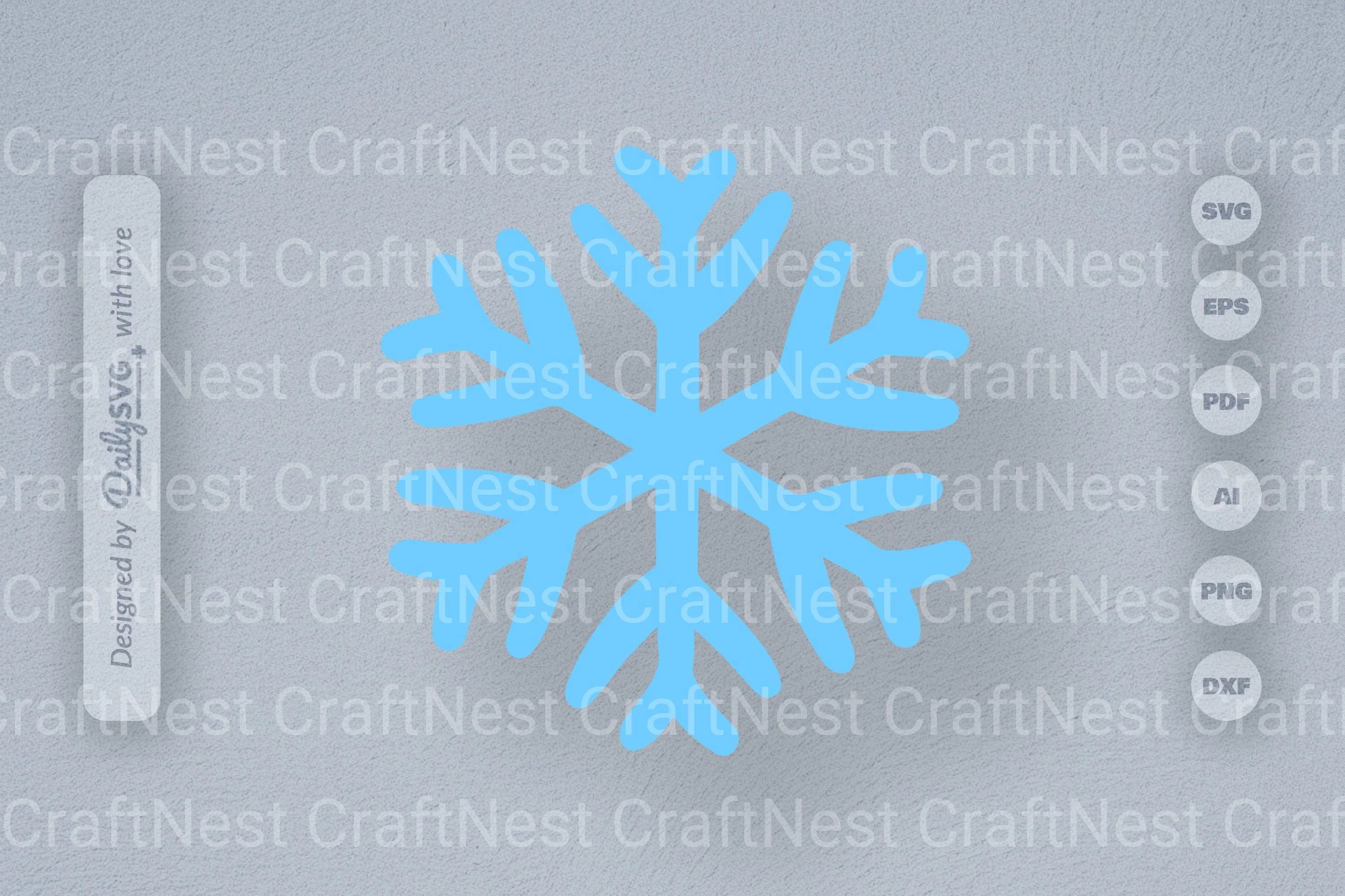Snowflakes SVG Bundle for Winter Crafts