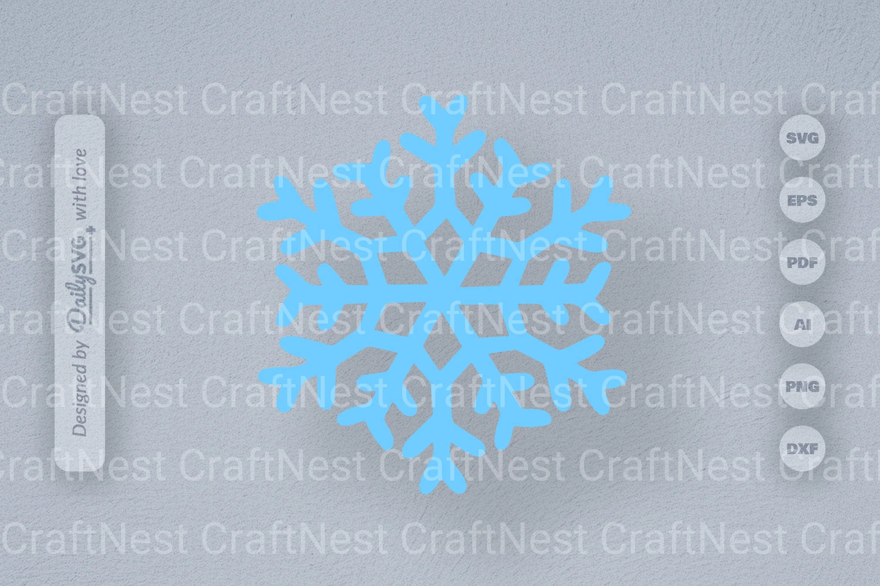 Snowflakes SVG Bundle for Winter Crafts