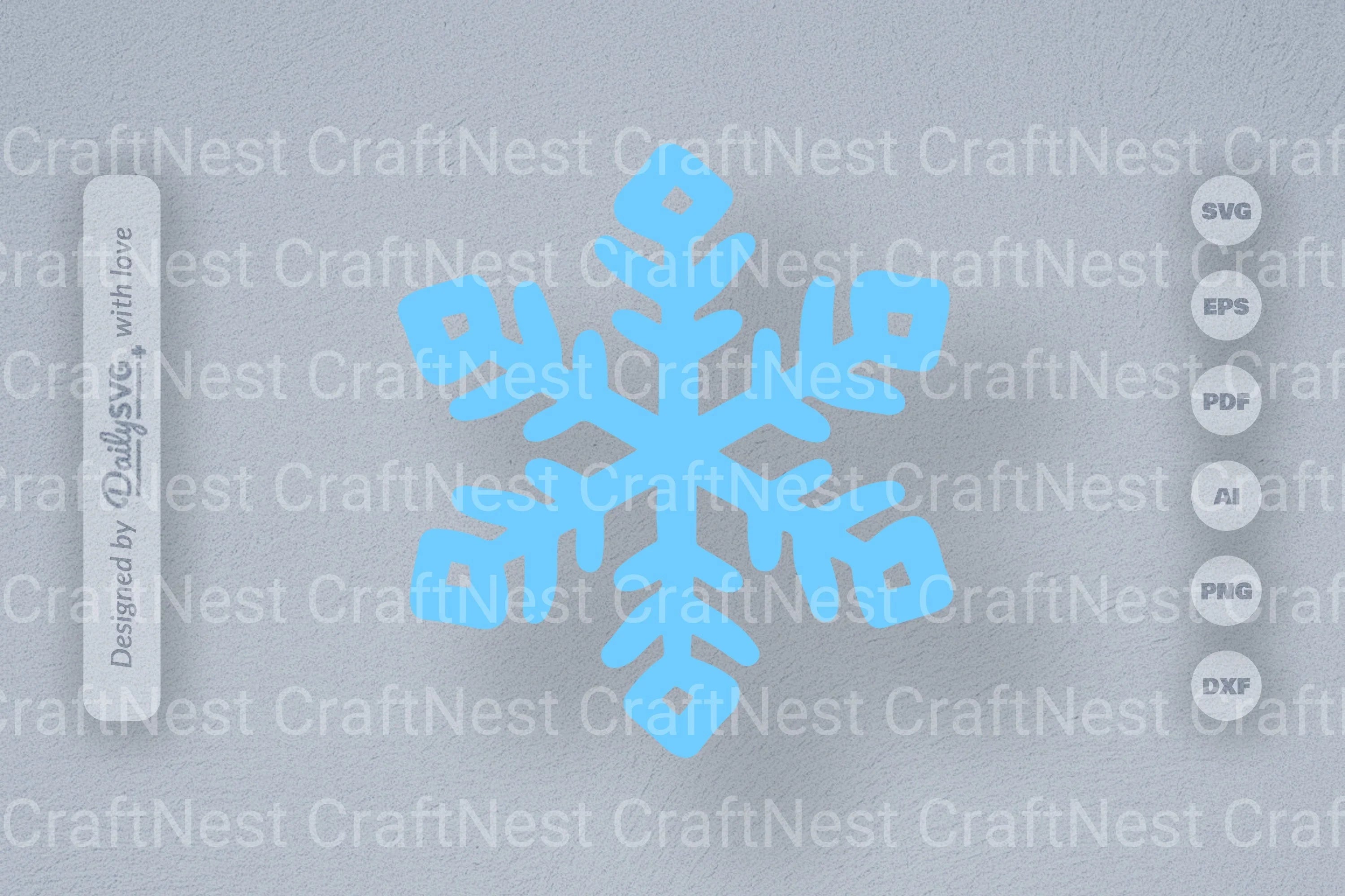 Snowflakes SVG Bundle for Winter Crafts