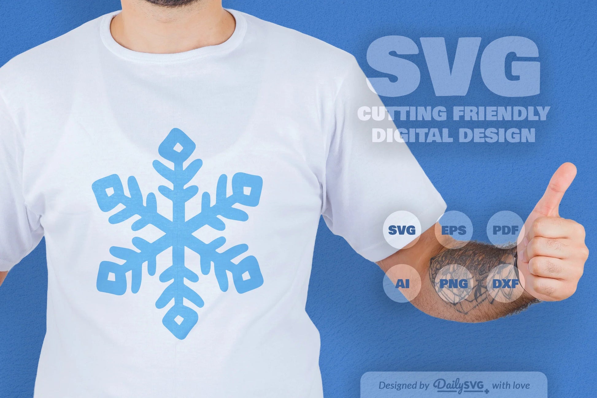 Snowflakes SVG Bundle for Winter Crafts - CraftNest - Digital Crafting and Art