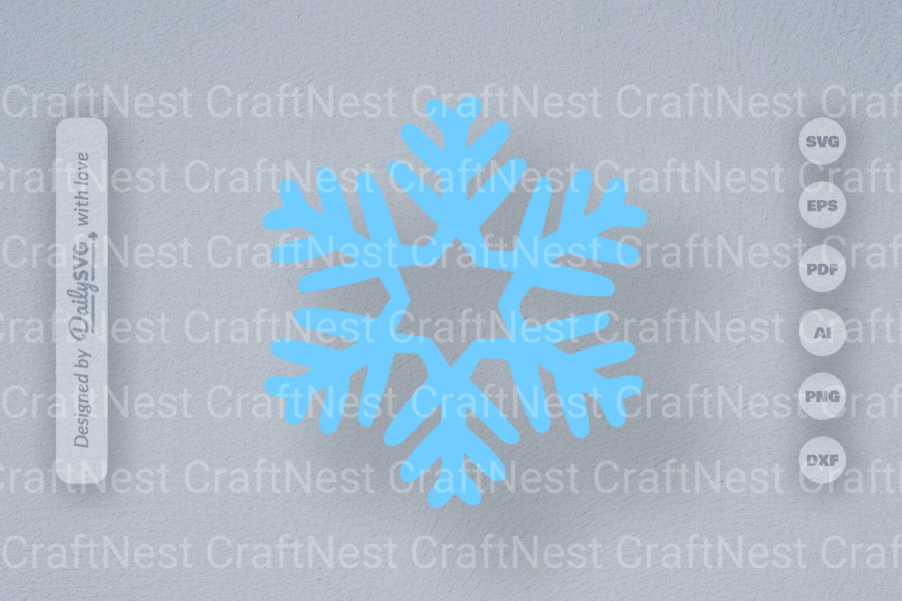 Snowflakes SVG Bundle for Winter Decor