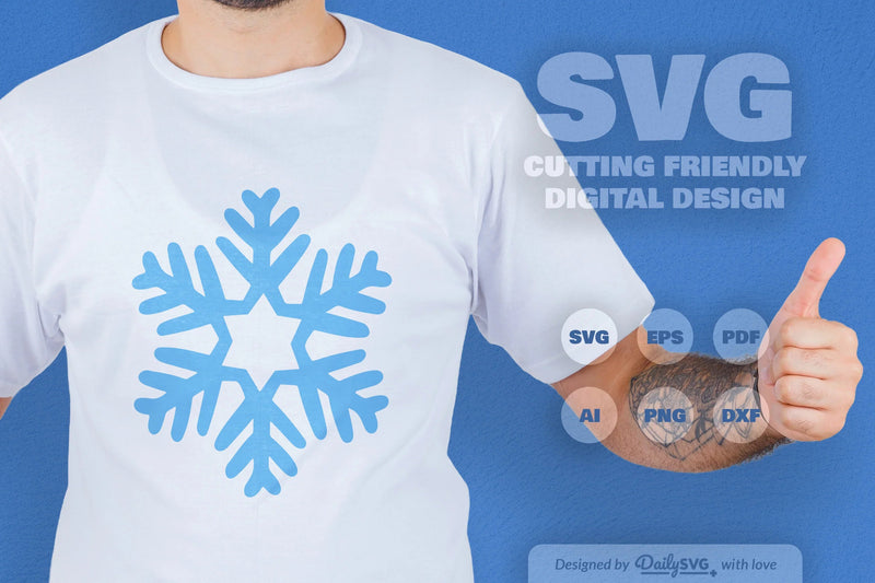 Snowflakes SVG Bundle for Winter Decor - CraftNest - Digital Crafting and Art