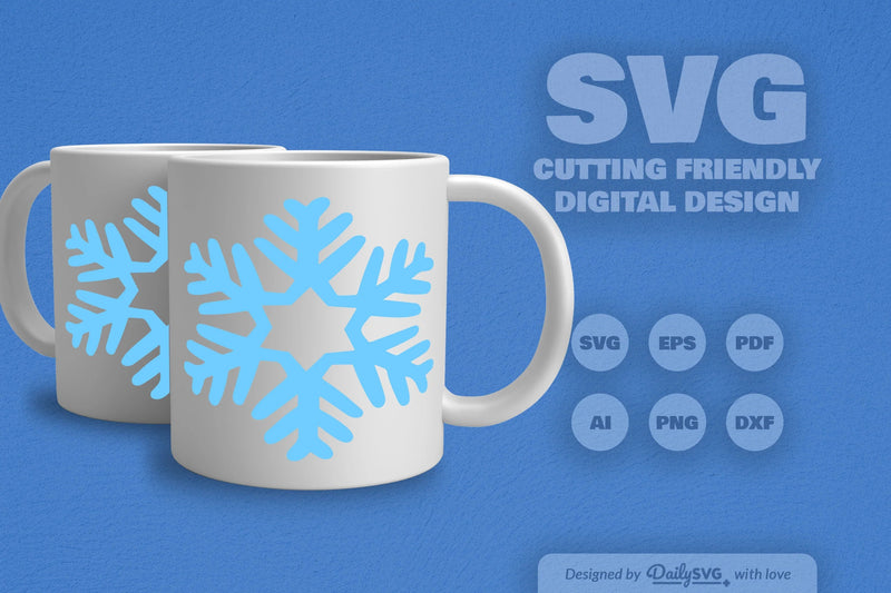 Snowflakes SVG Bundle for Winter Decor - CraftNest - Digital Crafting and Art