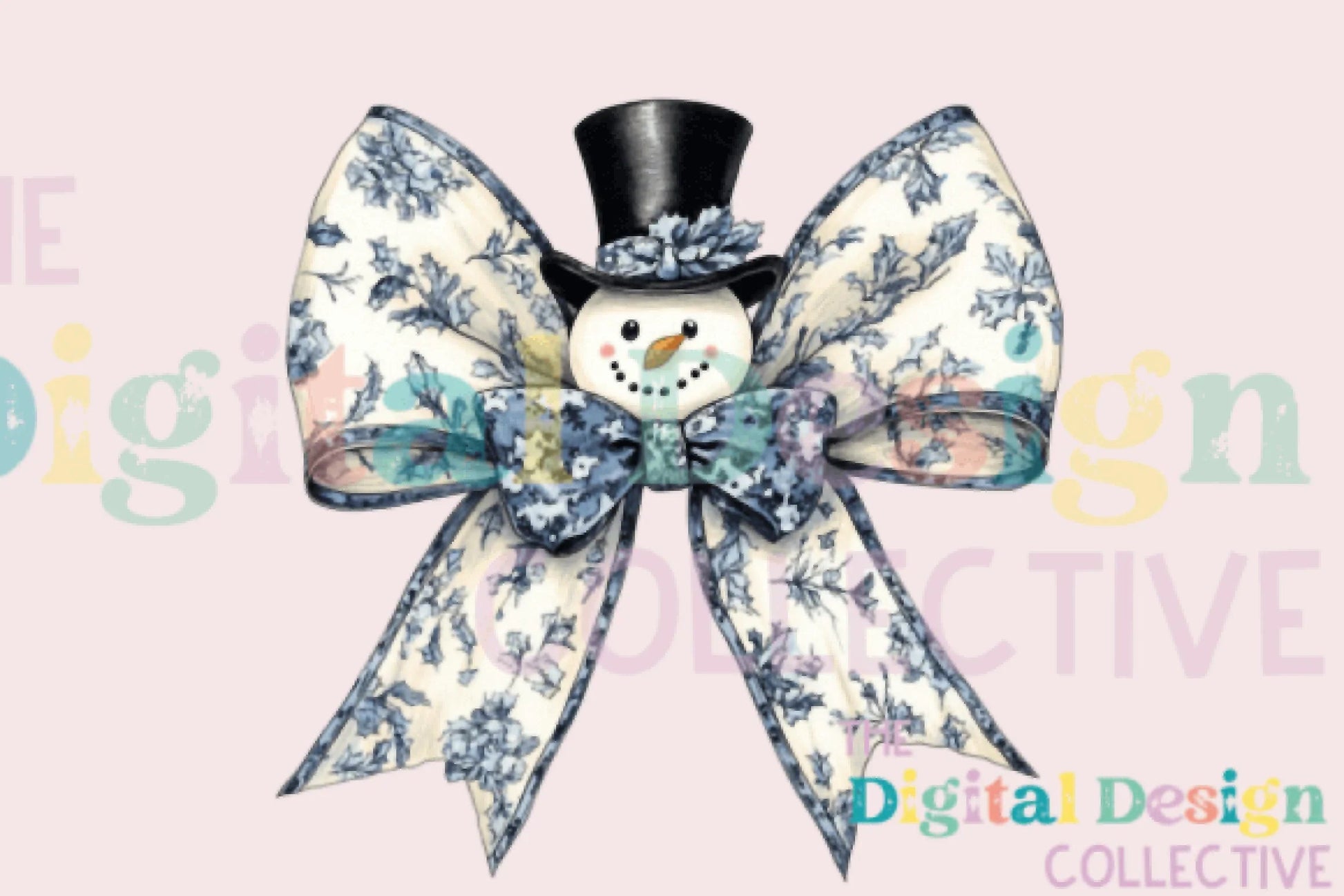 Charming Snowman Coquette Bow Clipart Bundle - CraftNest - Digital Crafting and Art