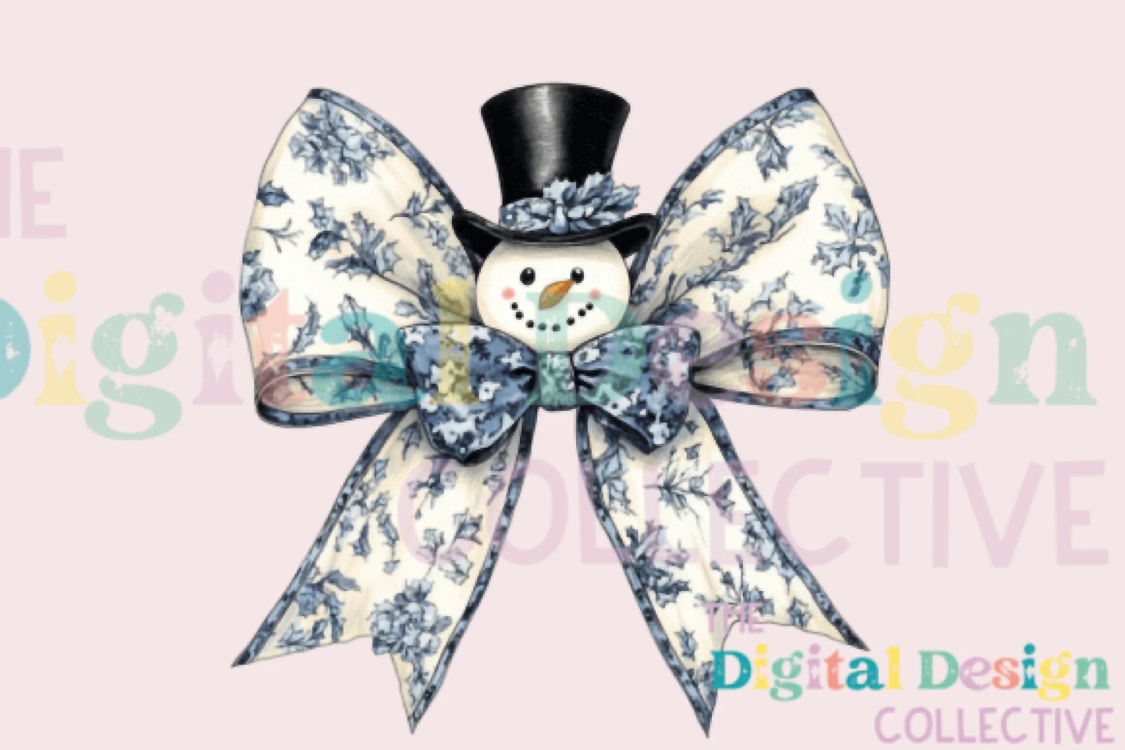 Charming Snowman Coquette Bow Clipart Bundle - CraftNest - Digital Crafting and Art