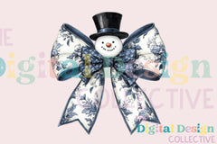 Charming Snowman Coquette Bow Clipart Bundle - CraftNest - Digital Crafting and Art