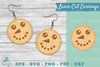 Snowman Face Laser Cut Earrings Clipart Bundle
