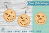 Snowman Face Laser Cut Earrings Clipart Bundle