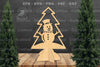 Snowman in Tree Laser Cut Home Decor Clipart Bundle