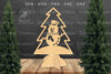 Snowman in Tree Laser Cut Home Decor Clipart Bundle