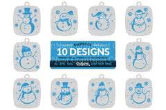 Daily SVG Bundles Snowman Keychain Clipart - CraftNest - Digital Crafting and Art