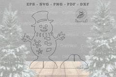 Snowman Laser Cut Home Decor SVG Bundle - CraftNest - Digital Crafting and Art