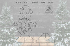 Snowman Laser Cut Home Decor Clipart Bundle - CraftNest - Digital Crafting and Art
