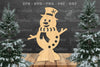 Snowman Laser Cut Home Decor Clipart Bundle