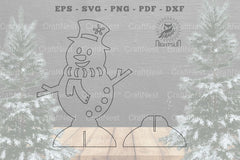 Snowman Laser Cut Home Decor Clipart Bundle - CraftNest - Digital Crafting and Art