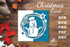 Snowman Papercut Card SVG Bundle