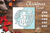 Snowman Papercut Card SVG Bundle