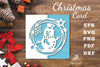Snowman Papercut Card SVG Bundle