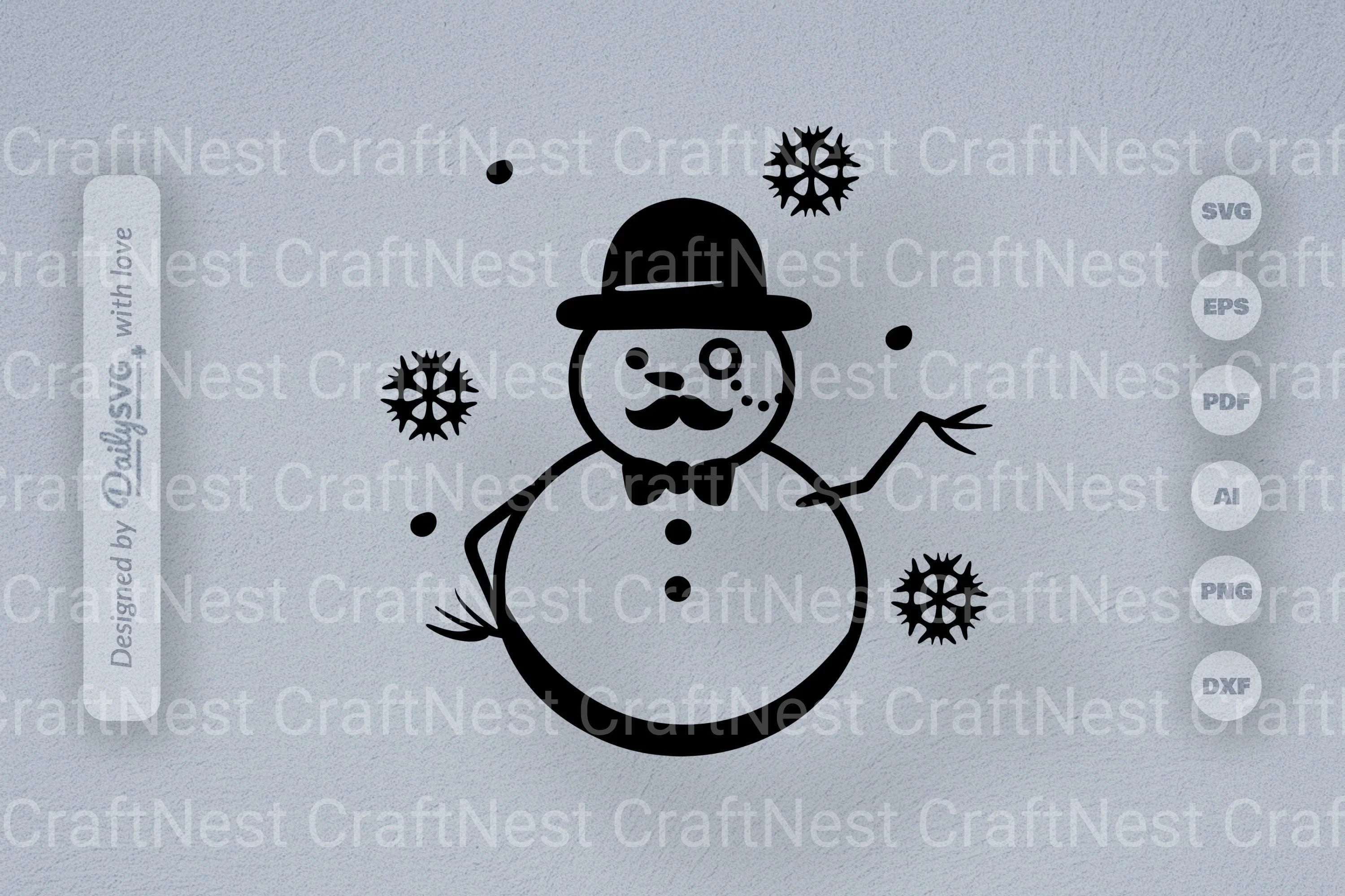 Snowman SVG Bundle: Create Your Perfect Winter Scene