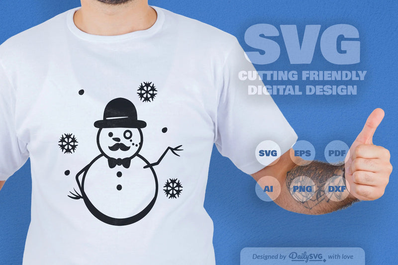 Snowman SVG Bundle: Create Your Perfect Winter Scene - CraftNest - Digital Crafting and Art