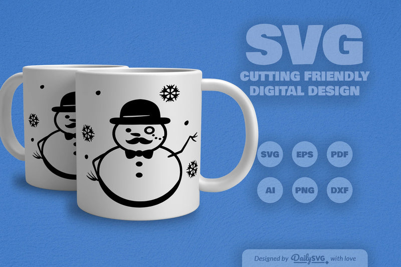 Snowman SVG Bundle: Create Your Perfect Winter Scene - CraftNest - Digital Crafting and Art