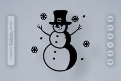 Snowman SVG Bundle for Winter Fun 1 - CraftNest - Digital Crafting and Art