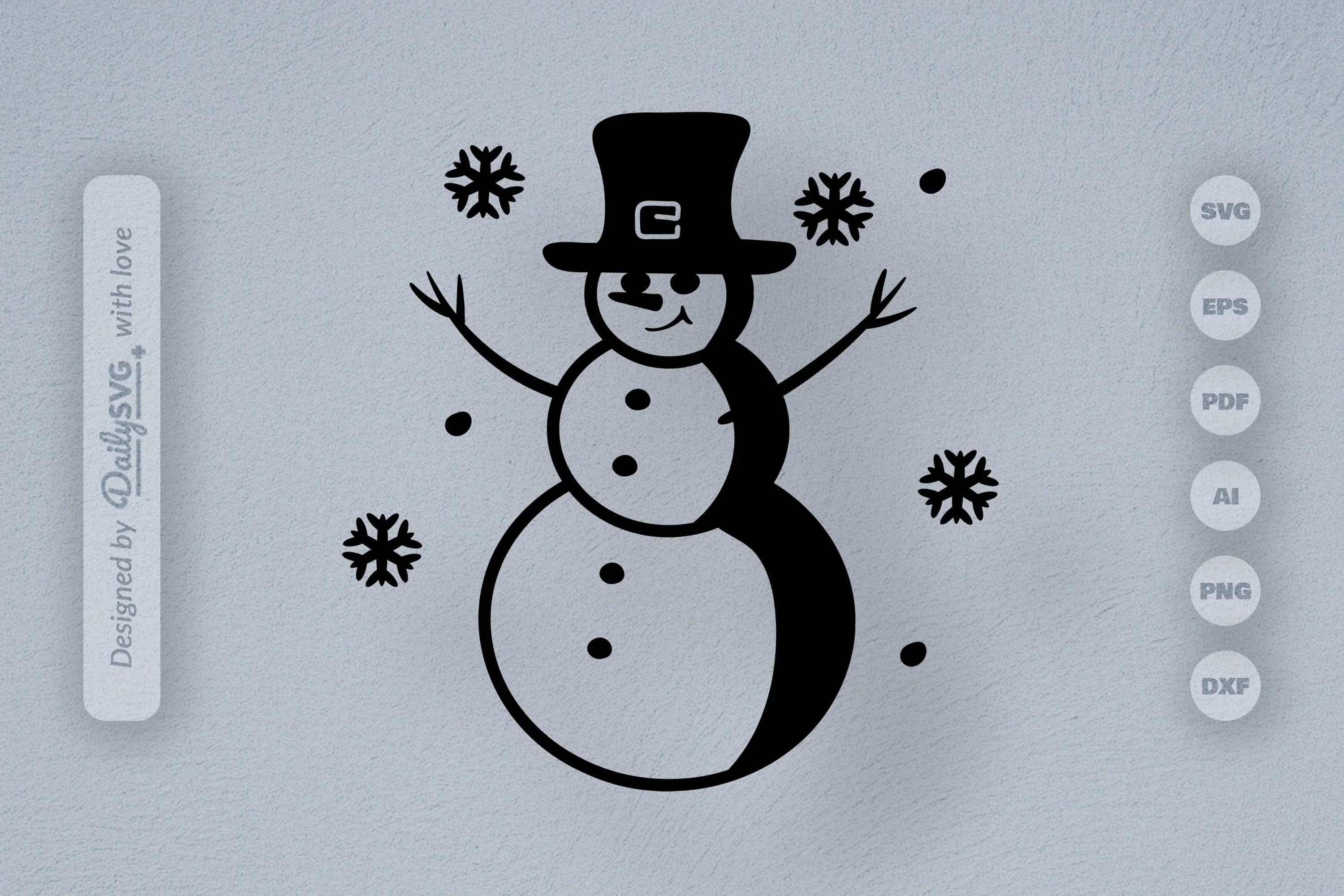 Snowman SVG Bundle for Winter Fun 1 - CraftNest - Digital Crafting and Art