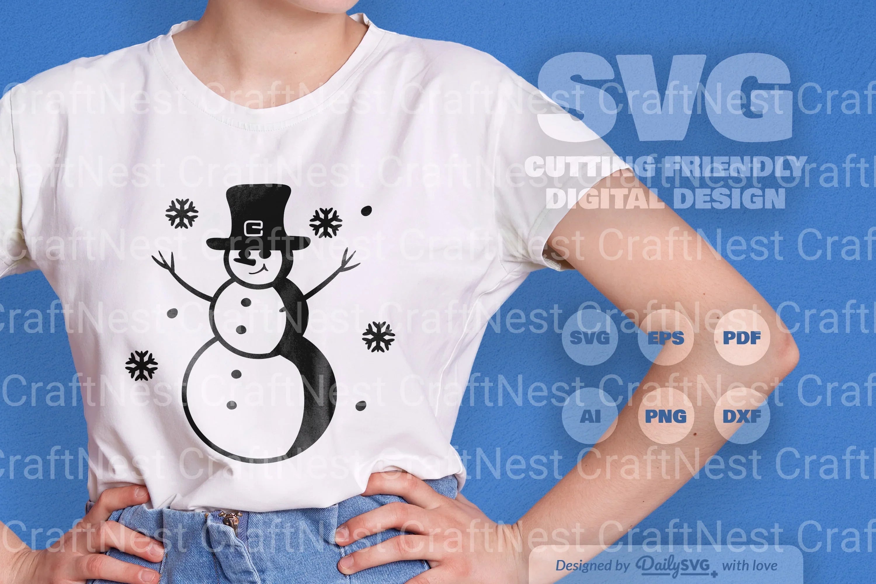 Snowman SVG Bundle for Winter Fun