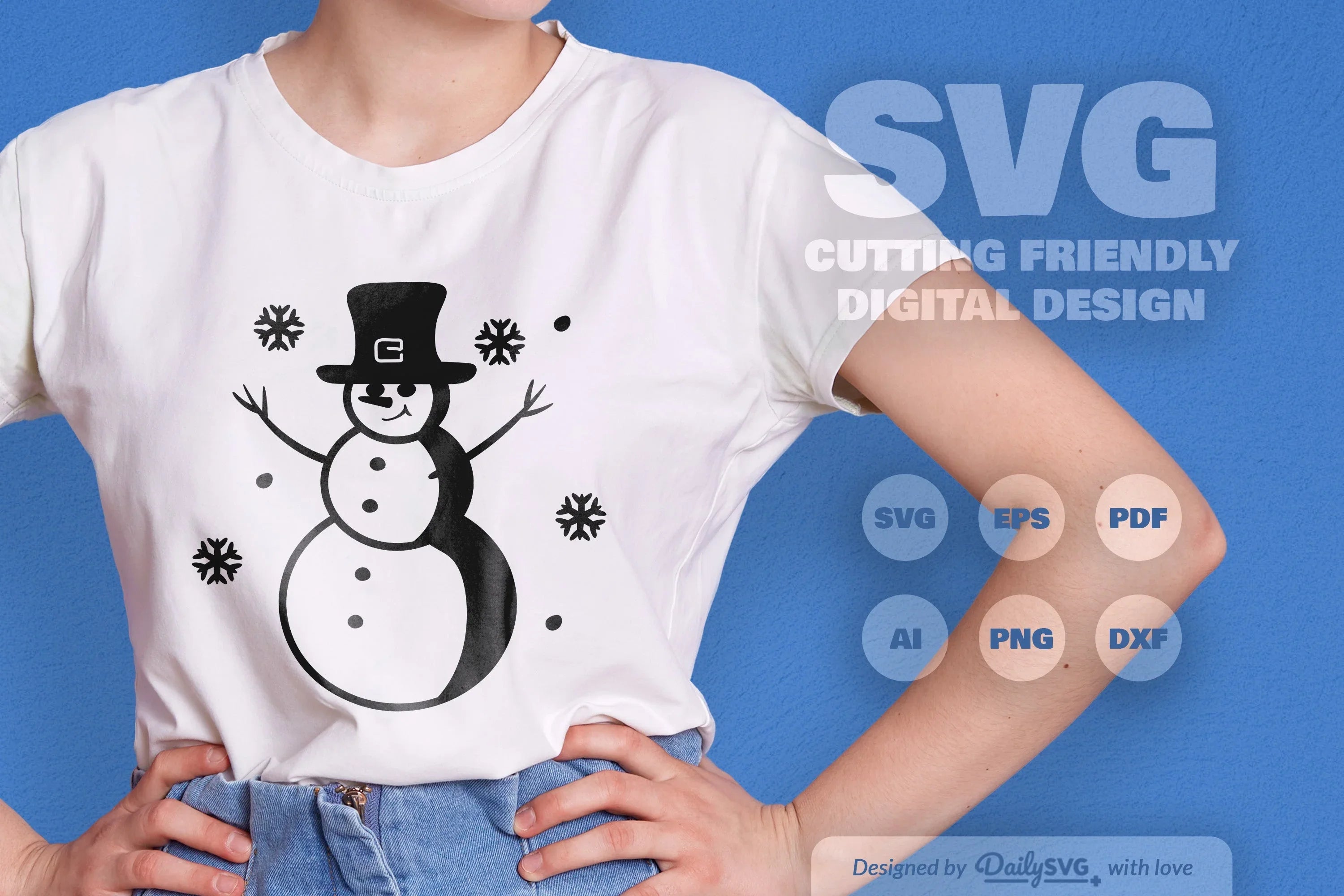 Daily Snowman SVG Clipart SVG Bundles