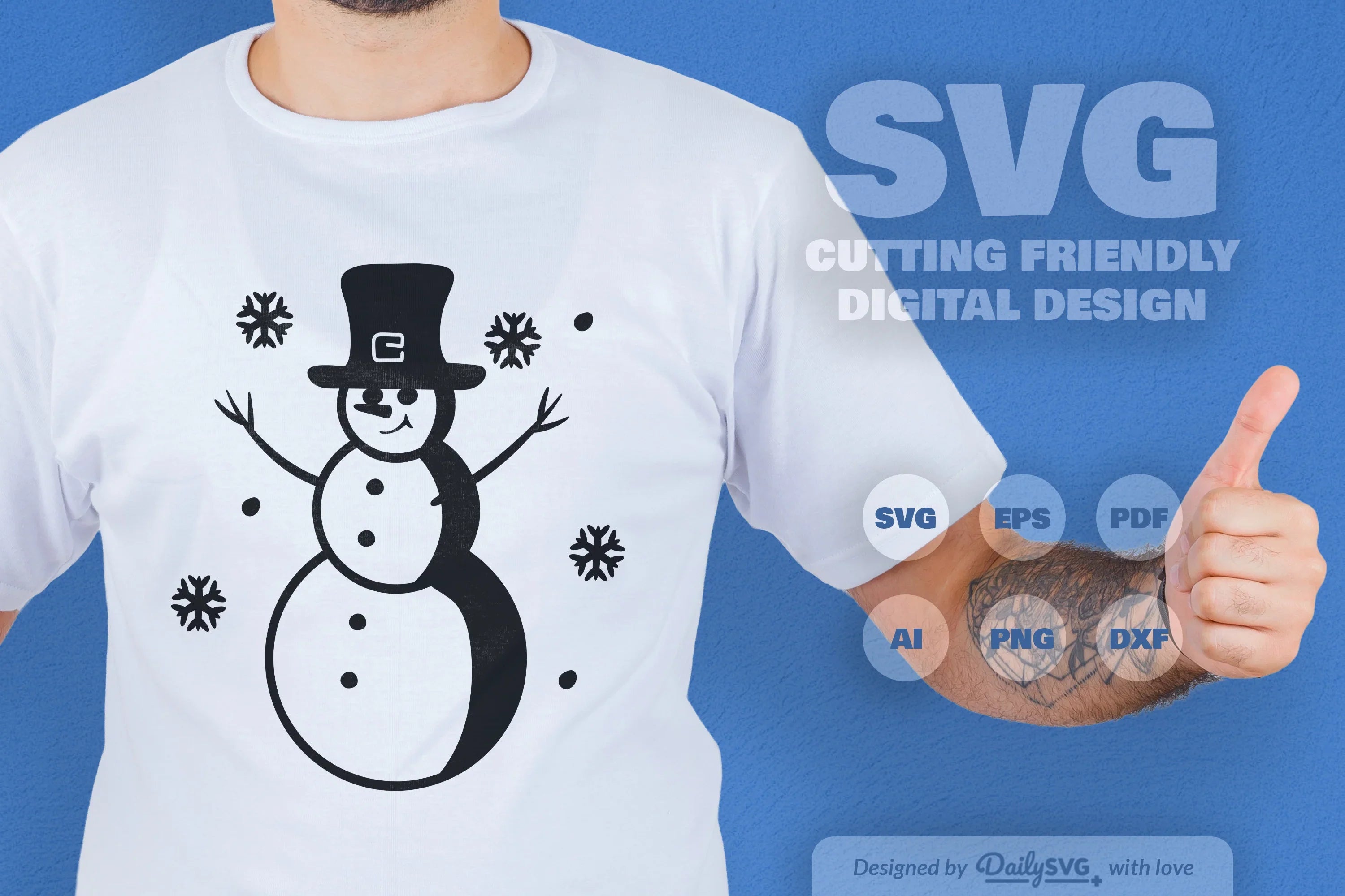 Snowman SVG Bundle for Winter Fun 1 - CraftNest - Digital Crafting and Art