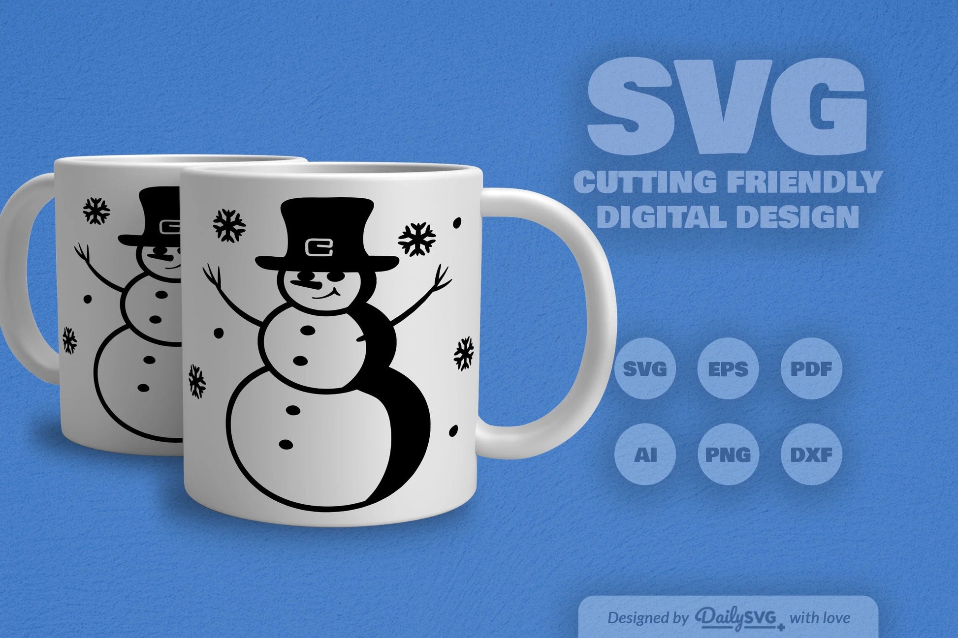Snowman SVG Bundle for Winter Fun 1 - CraftNest - Digital Crafting and Art