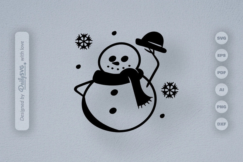 Snowman SVG Bundle: Festive Winter Decor Set 2 - CraftNest - Digital Crafting and Art