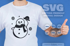Snowman SVG Bundle: Festive Winter Decor Set 2 - CraftNest - Digital Crafting and Art