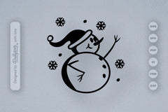 Snowman SVG Bundle: Festive Winter Decor Set 1 - CraftNest - Digital Crafting and Art