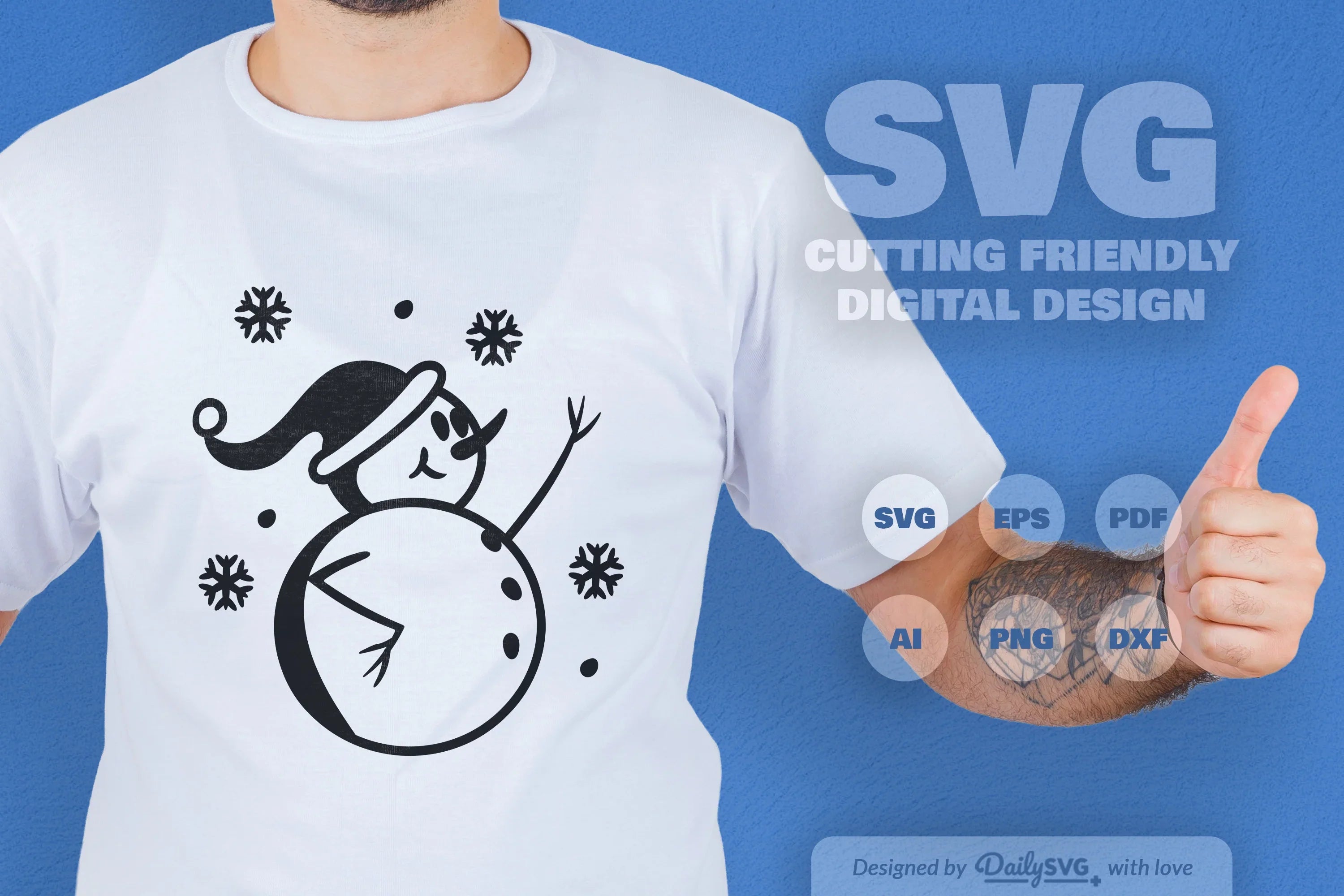 Snowman SVG Bundle: Festive Winter Decor Set 1 - CraftNest - Digital Crafting and Art
