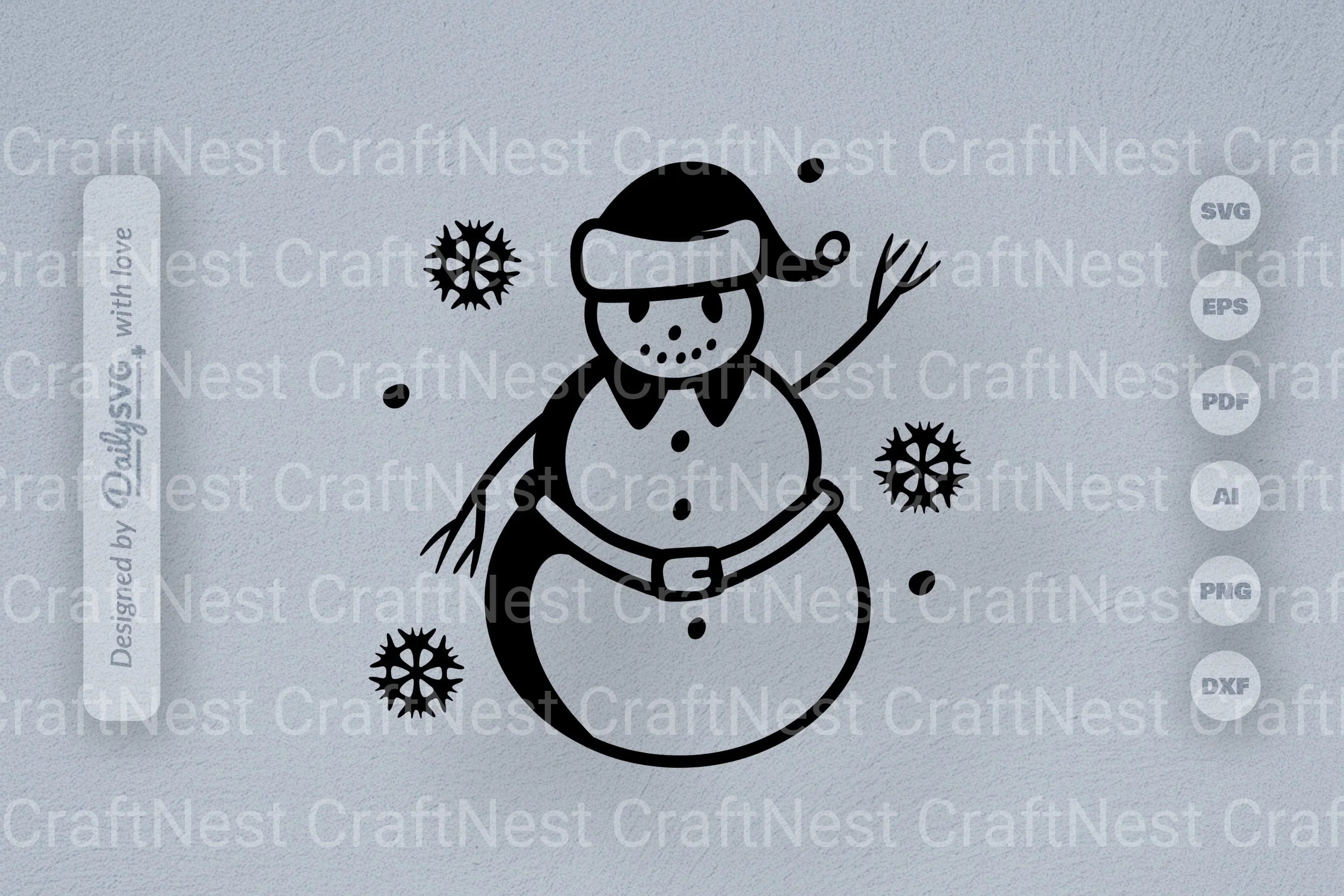 Snowman SVG Bundle for Winter Decor