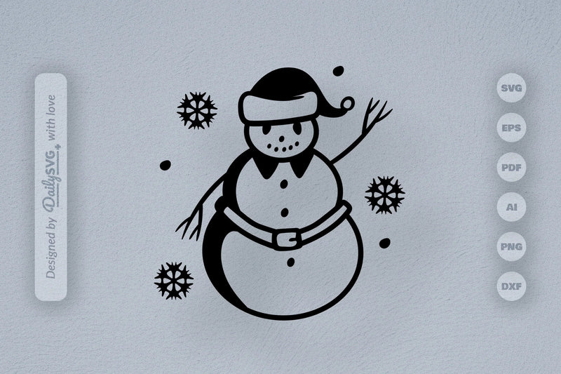 Snowman SVG Bundle for Winter Decor 1 - CraftNest - Digital Crafting and Art