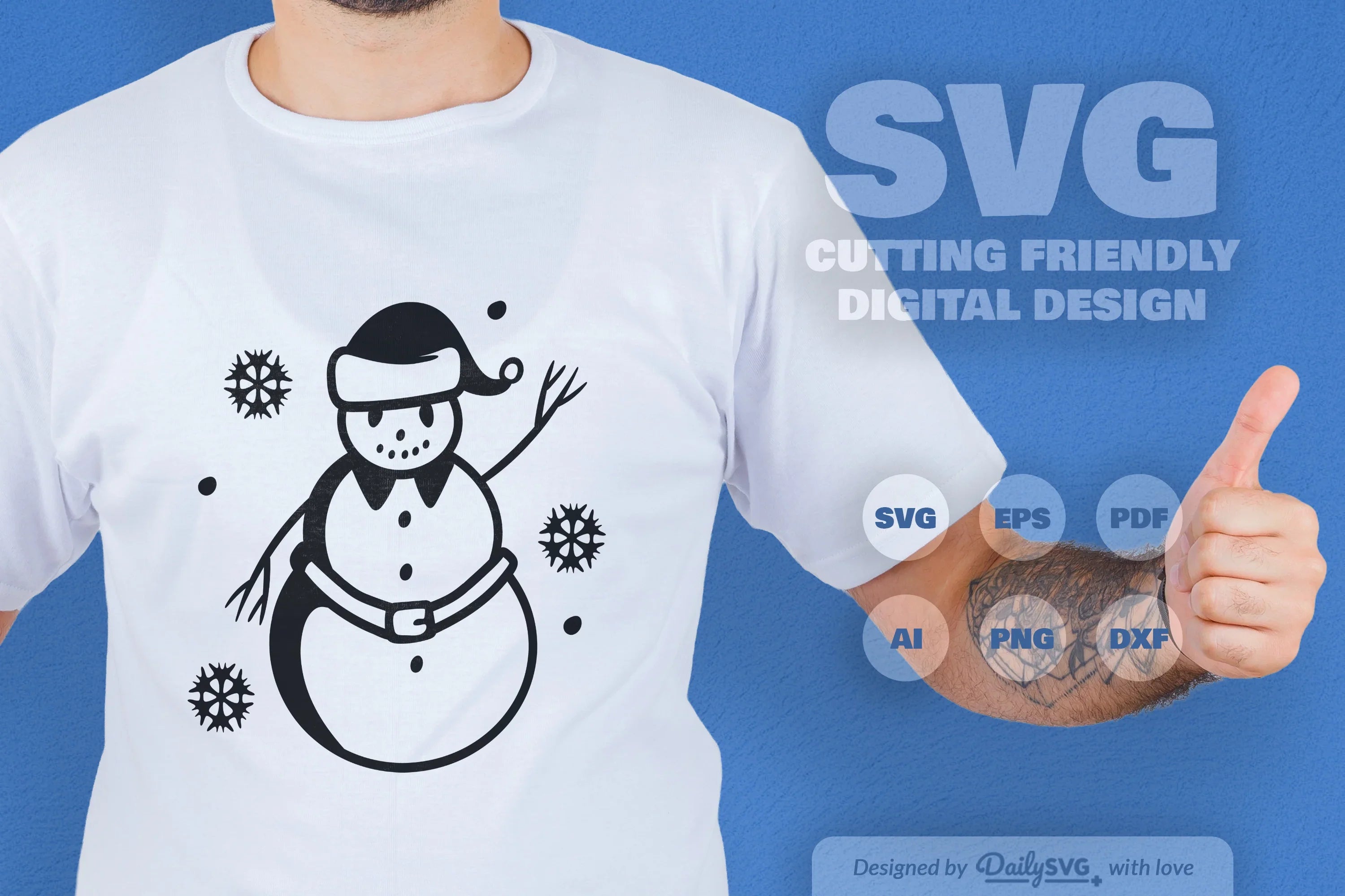 Snowman SVG Bundle for Winter Decor 1 - CraftNest - Digital Crafting and Art