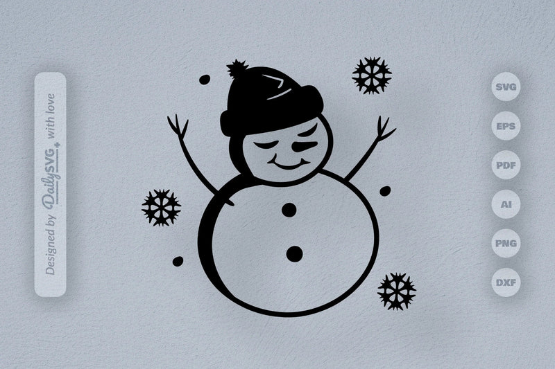 Snowman SVG Bundle: Festive Winter Decor Set - CraftNest - Digital Crafting and Art