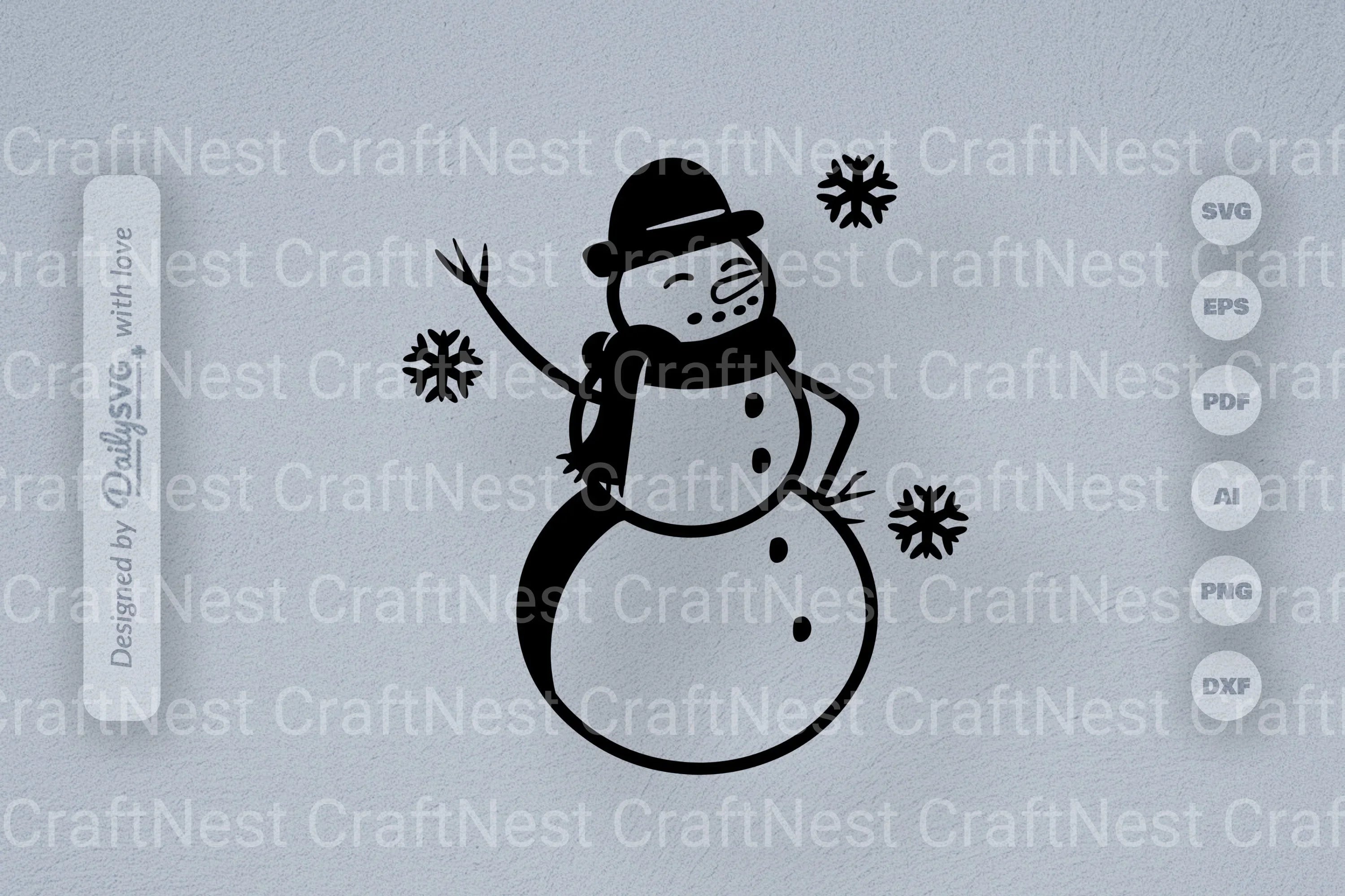 Snowman SVG Bundle for Winter Fun