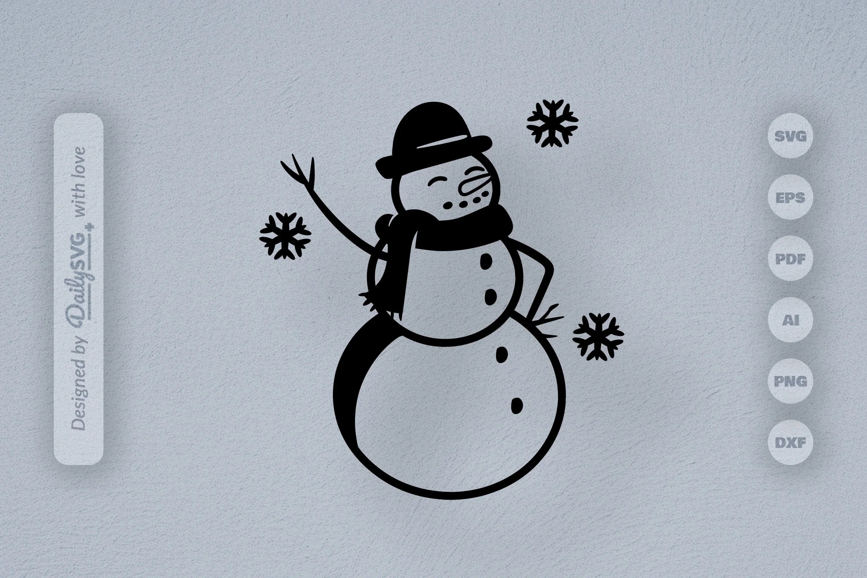 Snowman SVG Bundle for Winter Fun - CraftNest - Digital Crafting and Art