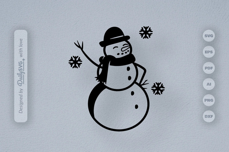 Snowman SVG Bundle for Winter Fun - CraftNest - Digital Crafting and Art