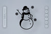 Snowman SVG Bundle for Winter Fun